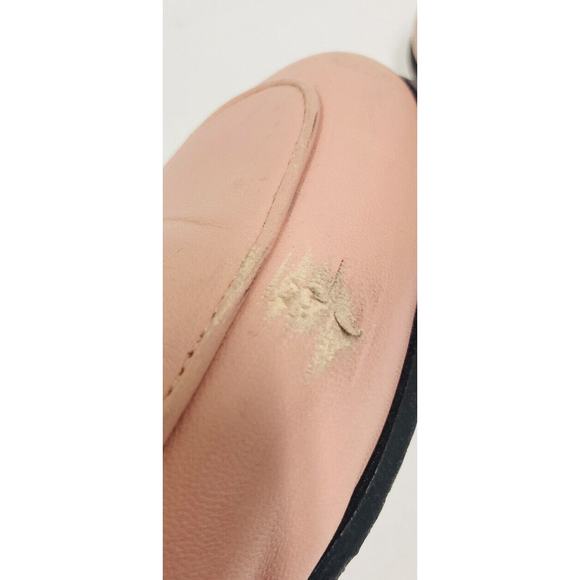 GUCCI Pink Leather Loafers Brixton Horsebit Accent Shoes Flats Size 35 US 5 - Picture 9 of 9